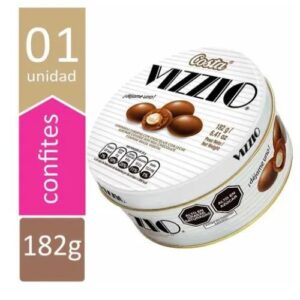 ALMENDRAS CUBIERTAS DE CHOCOLATE CON LECHE COSTA VIZZIO LATA 182G