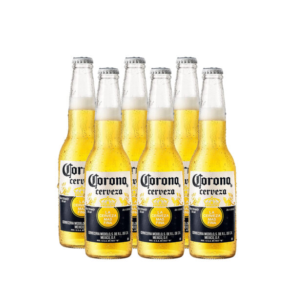 SIX PACK CORONA BOTELLA X 330 ML